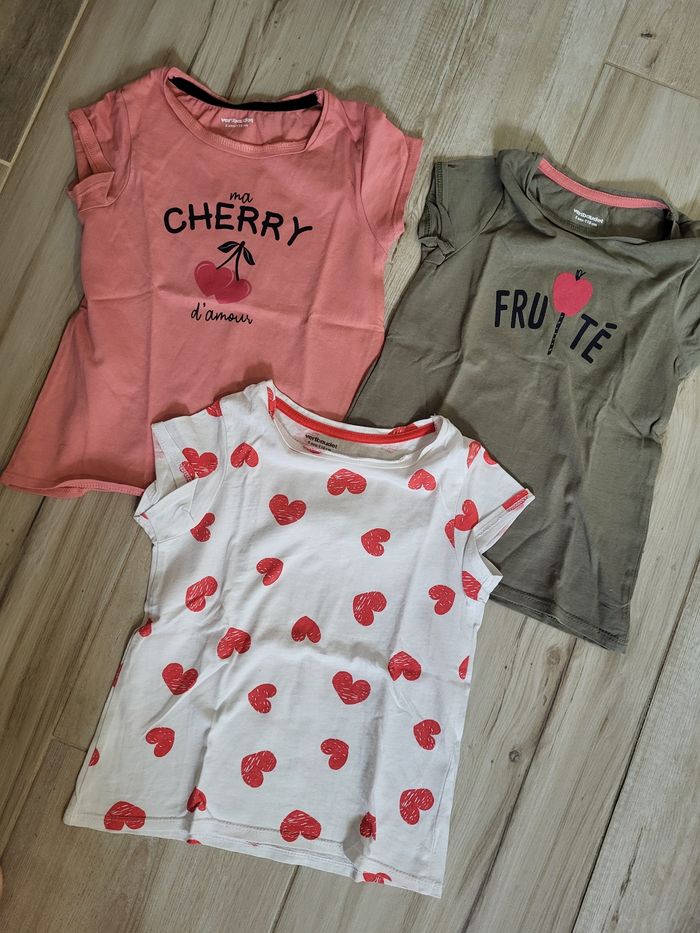 Lot de tee-shirt fille