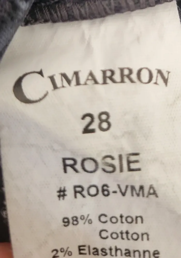 Jean cimarron noir - Taille 38 - photo numéro 3