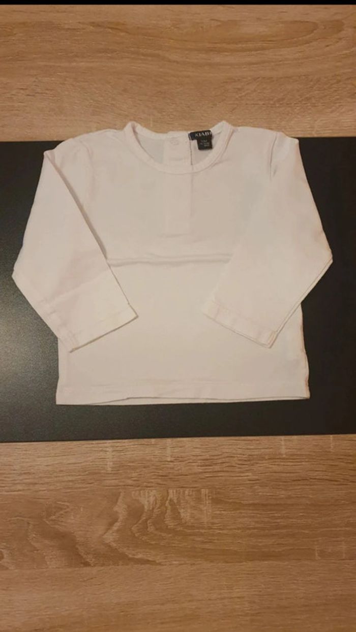 Lot de 4 tee-shirts manches longues 12 mois - photo numéro 7