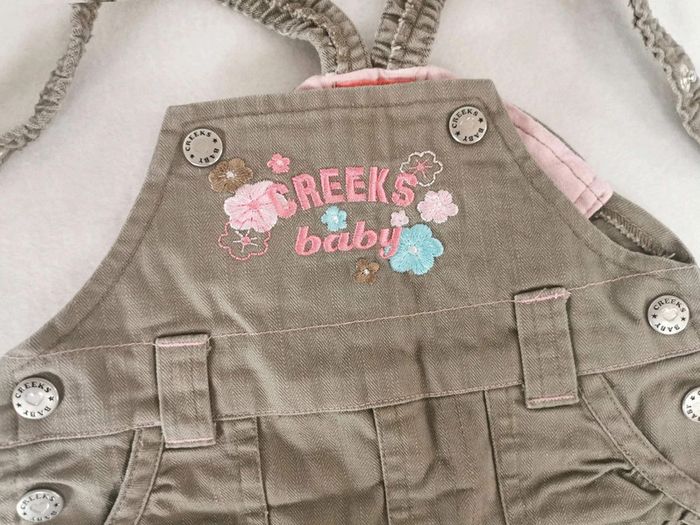 Robe 👣 creeks, en jean 6mois/67cm - photo numéro 5