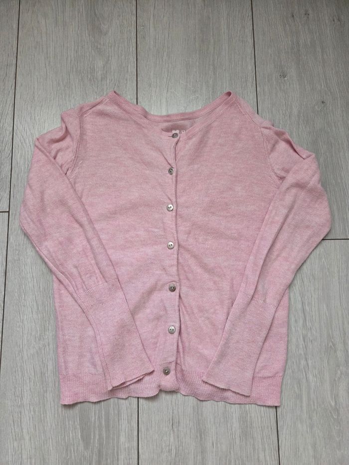 Gilet lisa rose 10 ans