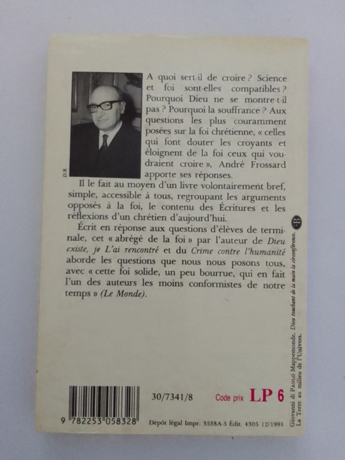 André Frossard - Dieu en question - photo numéro 2