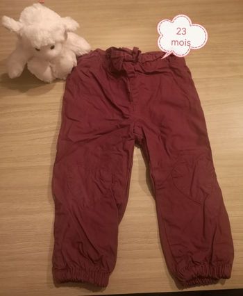Pantalon bordeaux