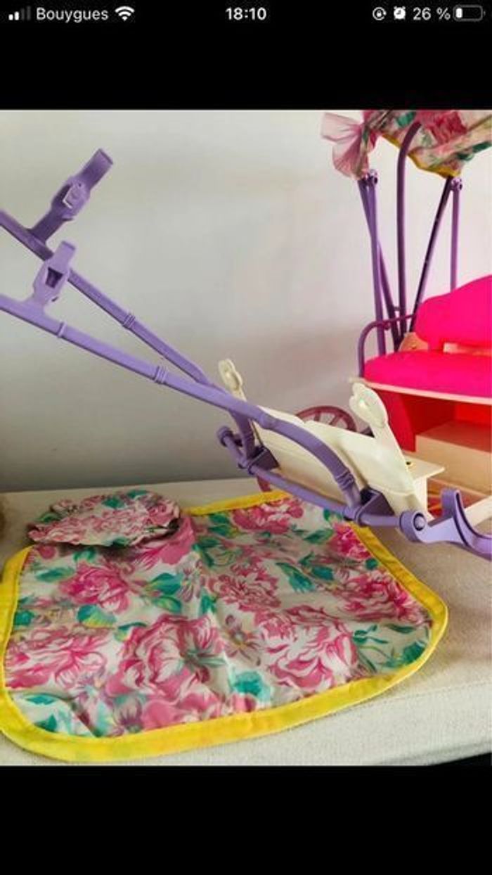 Barbie vintage années 90 cheval et sa calèche - photo numéro 18