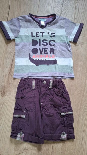 Ensemble été 12mois Obaïbi NEUF