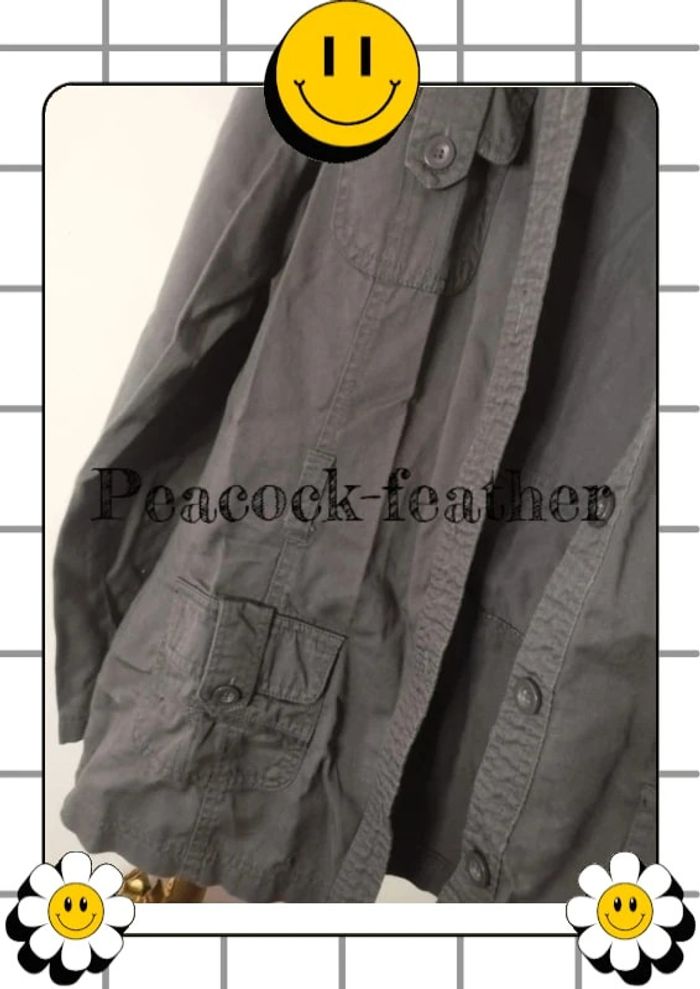 Veste saharienne grise Kiabi 40 - photo numéro 6