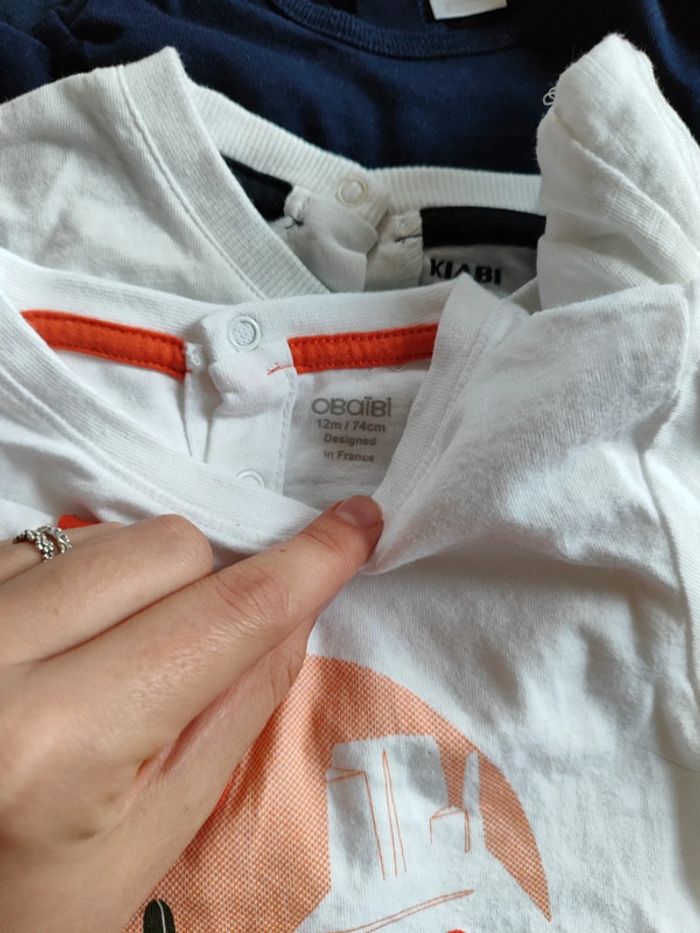 Lot de tee-shirts - photo numéro 3