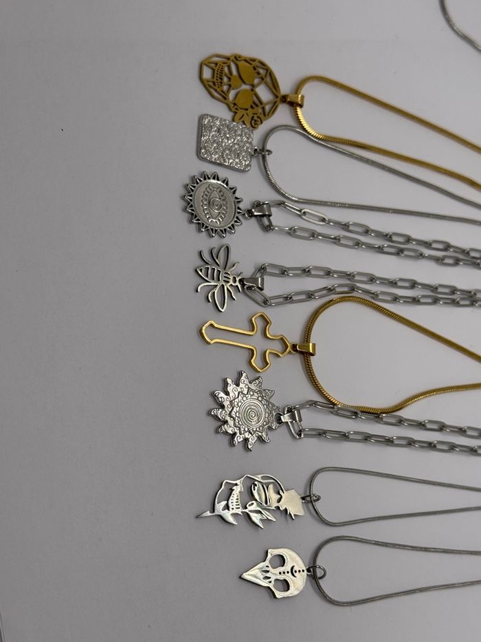 Lot idéal revendeur collier acier inoxydable - photo numéro 4
