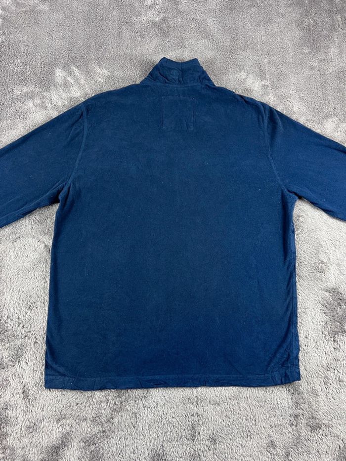 Pull de sport Polaire Timberland Zip Col Camionneur – Bleu Marine & Gris – Taille L - photo numéro 2