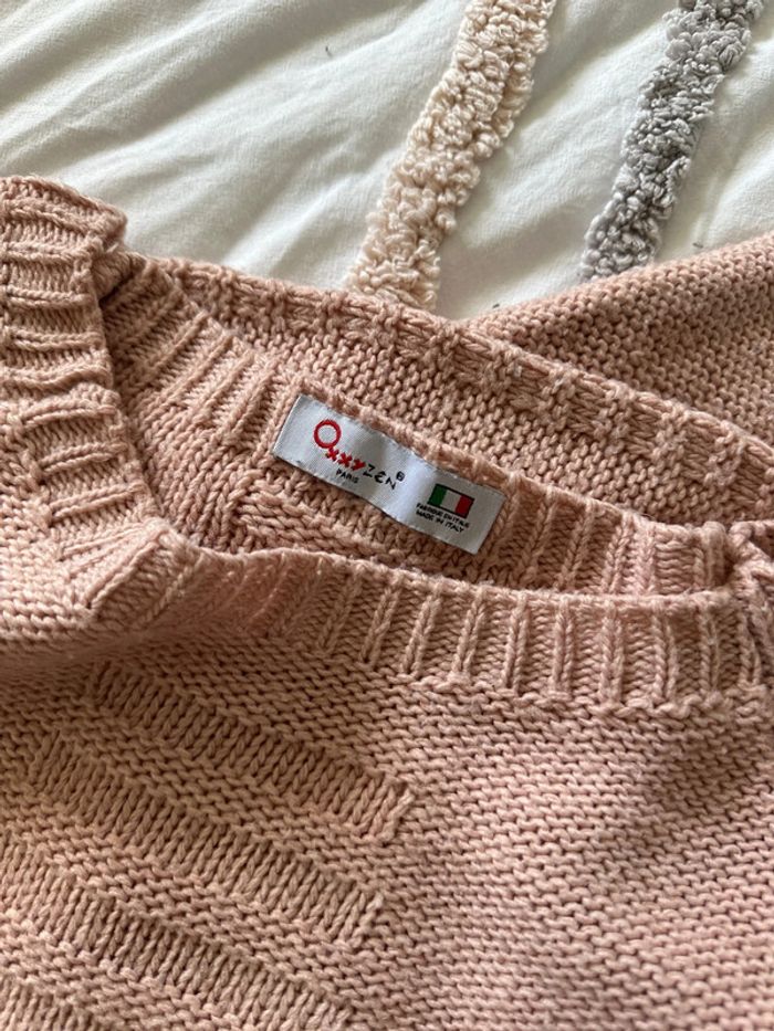 Pull rose taille unique - photo numéro 4