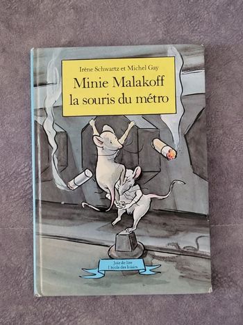 Minie Malakoff la souris du métro par Irene Schwartz