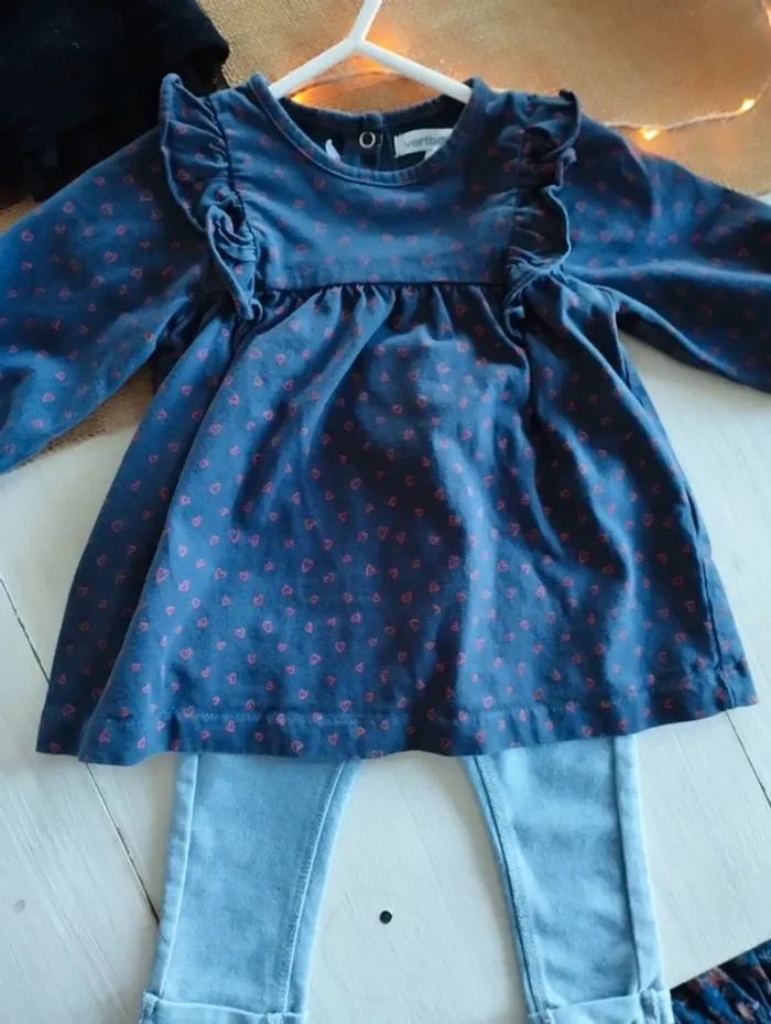 Lot vêtements filles 6 mois hiver - photo numéro 4