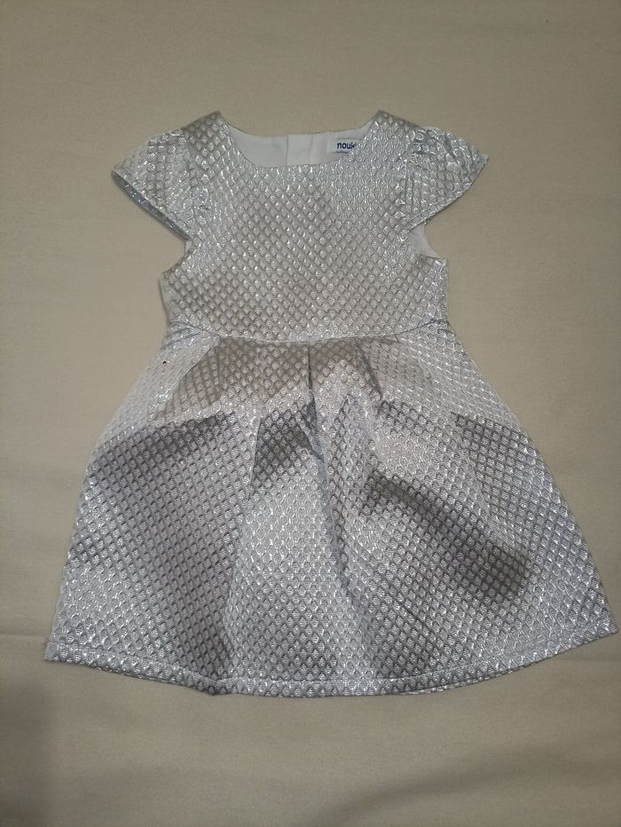 Robe festive argentée