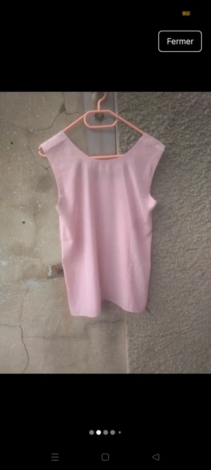 Débardeur rose taille 44/46 - photo numéro 2