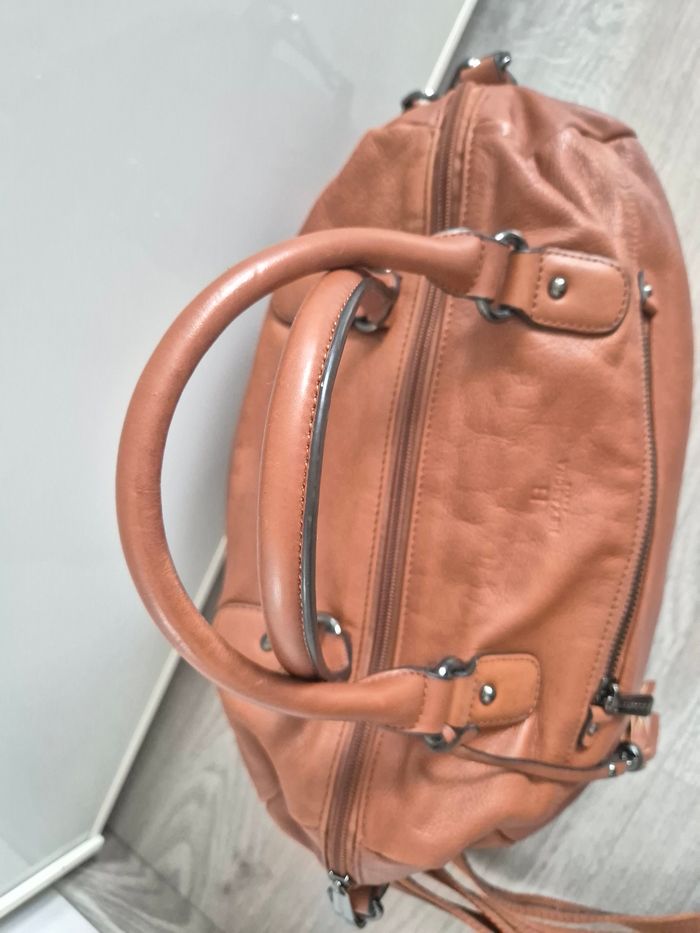 Sac à main en cuir sauvage Hexagona - photo numéro 3