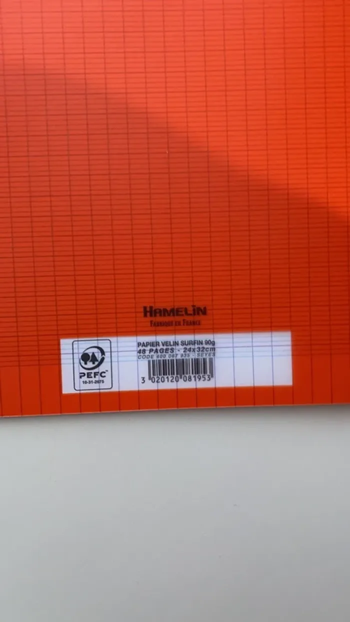 Cahier orange - photo numéro 2