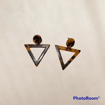 Boucle oreille triangle