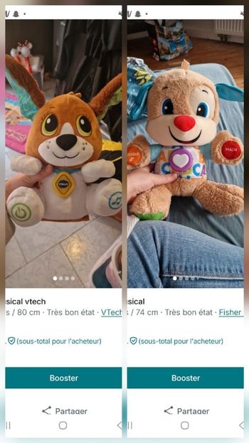 Lot vêtement + jouets Vtech