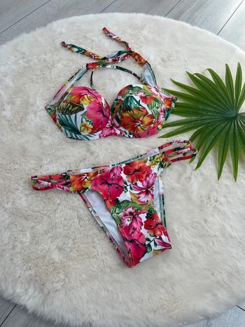 maillot deux pièces tropicale