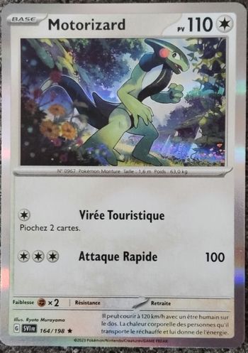 Carte Pokémon Motorizard Holographique