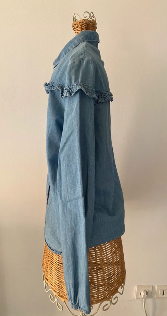 Chemise en jeans bleu In Extenso taille 14 ans - photo numéro 3