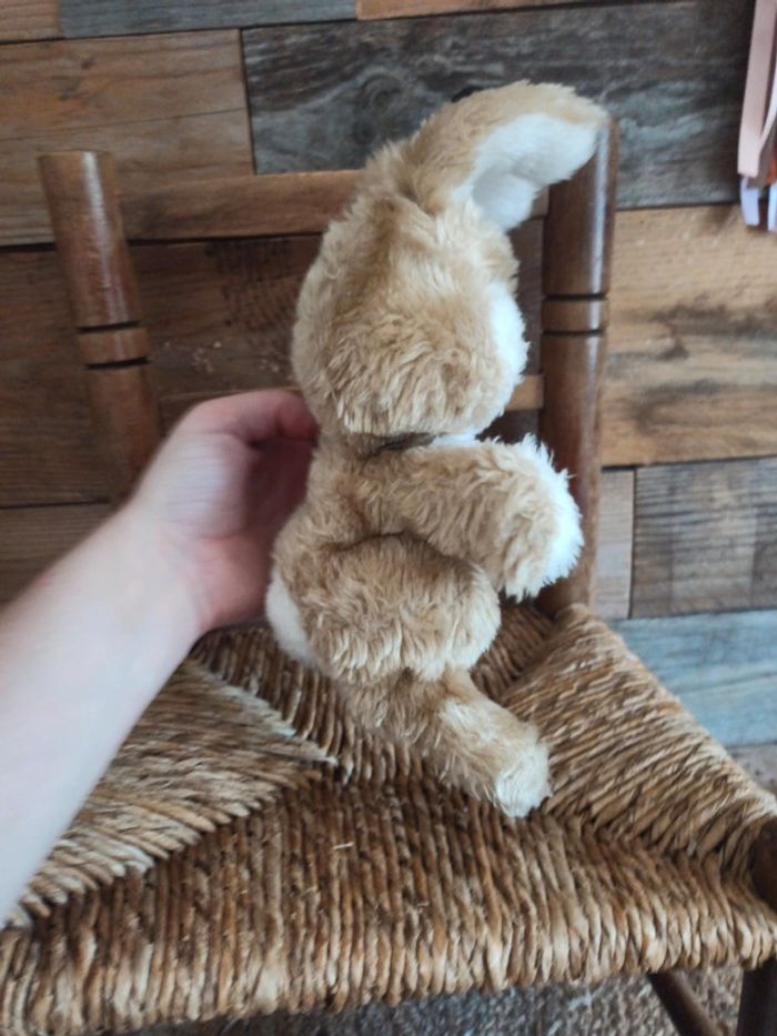 Peluche lapin hochet Boulgom vintage - photo numéro 4