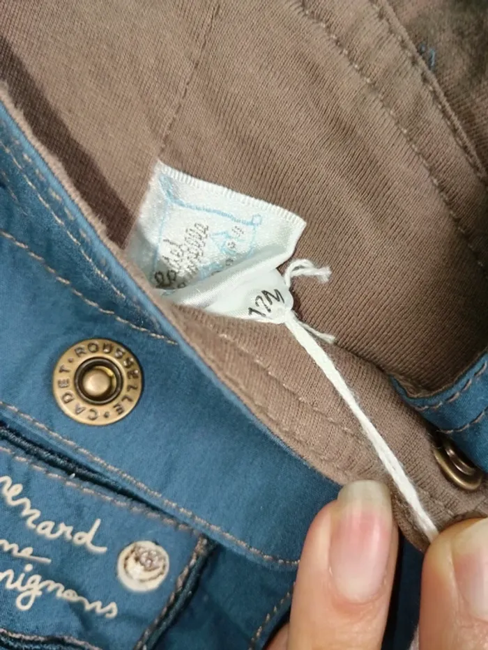 Salopette bleu Taille 12 mois Cadet Rousselleq - photo numéro 3