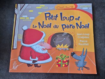 Livre enfants titre Petit loup et le Noël du père Noël