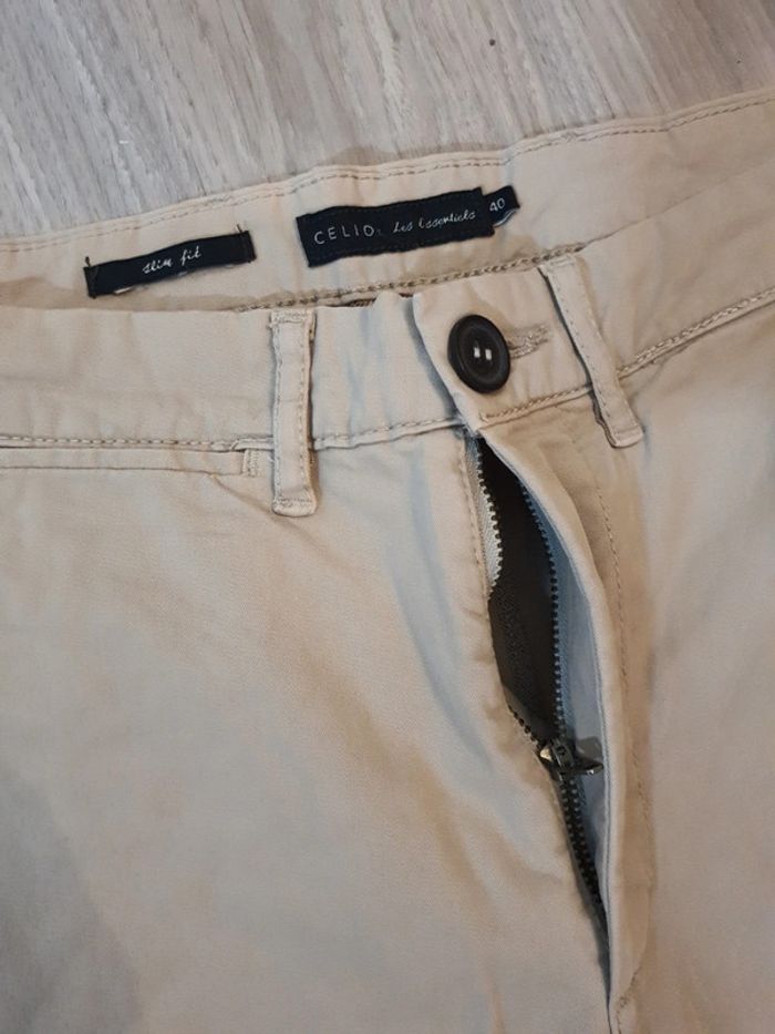 T.40 💥 Lot 2 pantalons+1 short en jeans > Celio-Bonobo & Bragg - photo numéro 6