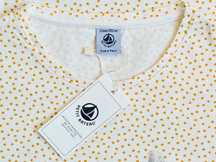 T-shirt imprimé chat Petit bateau T-12 ans - photo numéro 4