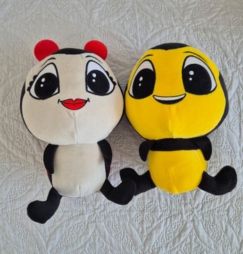 2 peluches 
