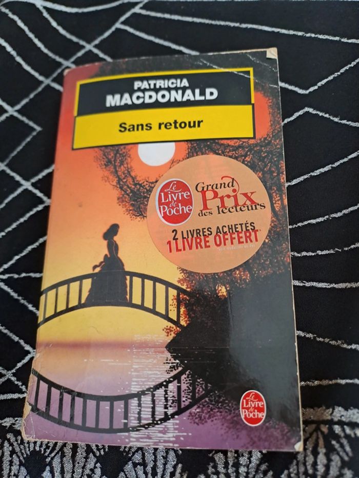 Livre Sans Retour, Patricia Macdonald