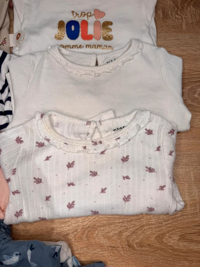 🌷Lot de 8 hauts manches longues fin taille 6 mois🌷 - photo numéro 6