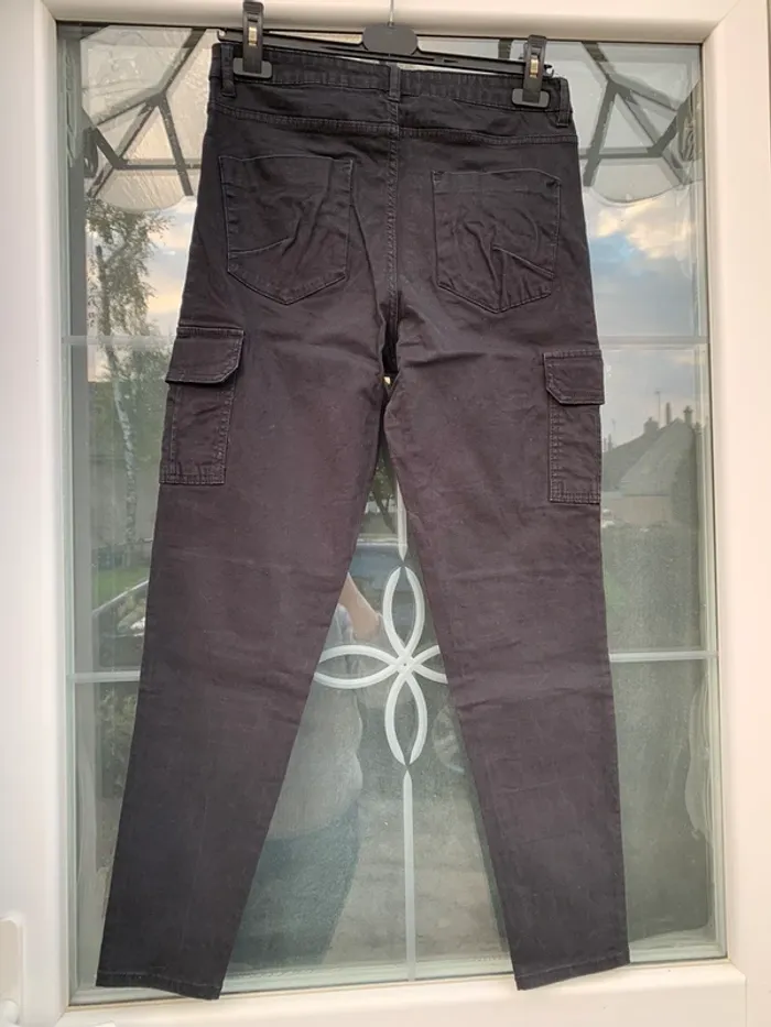 Lot de 2 jeans Skinny type cargo T.38 Jennyfer - photo numéro 9