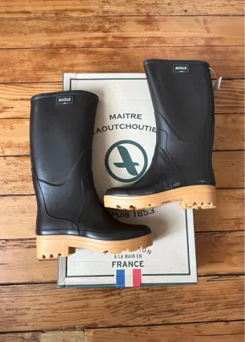Bottes Aigle Chambord pro L2 marron foncé