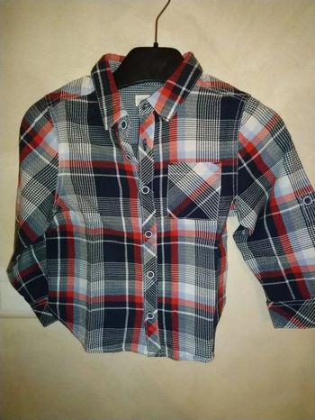 Superbe chemise à carreaux Orchestra taille 2 ans