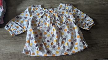 Blouse à pois