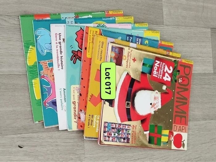 Lot de 7 magazines Pomme d’Api année 2018 L017  7582875677