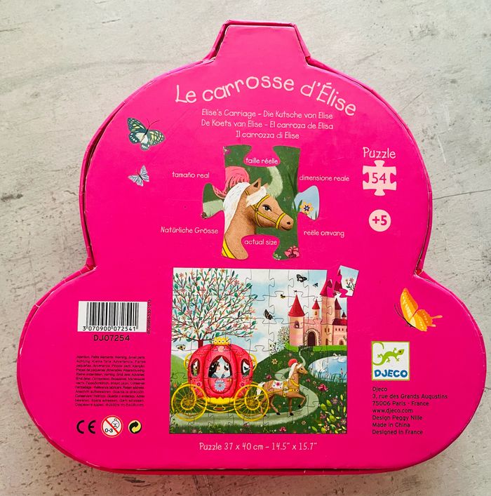 Puzzle le carrosse d’Elise - photo numéro 3