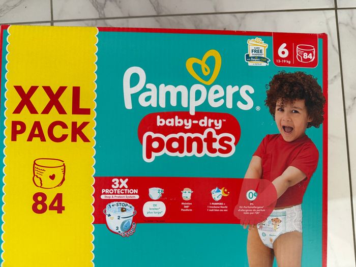 Couche Pampers Baby-Dry Pants taille 6 - photo numéro 2