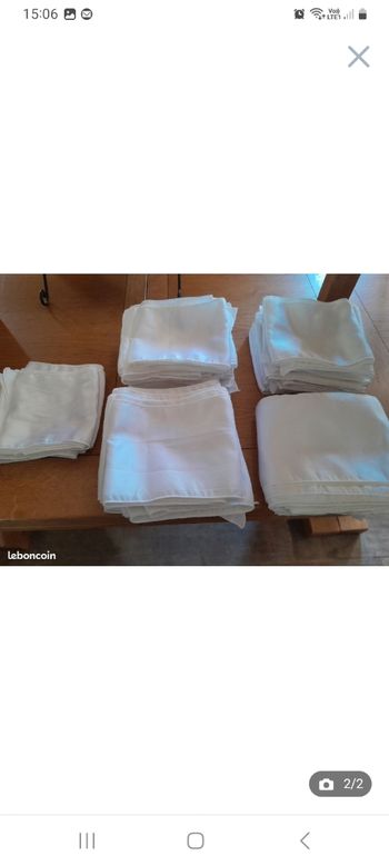 Lot 43 nœuds de chaise satinés