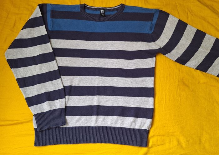 Pull gris bleu kiabi 12 ans - photo numéro 3