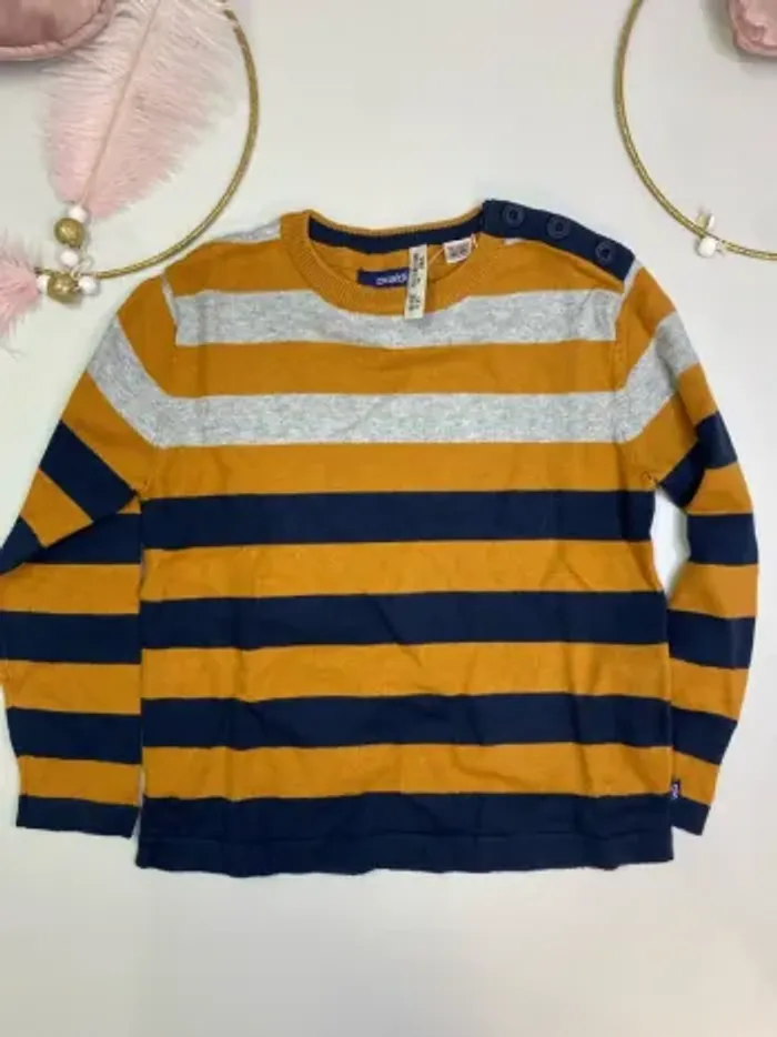 Pull garçon - maille - neuf - Okaïdi - Taille 4 ans