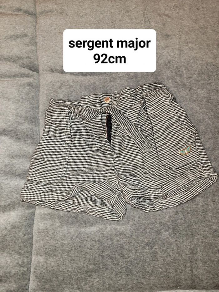Short à carreaux 92cm