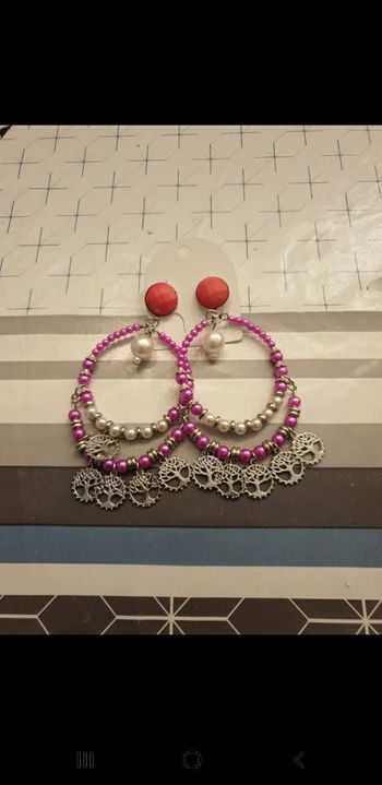 Boucle d oreille fantaisie arbre de vie