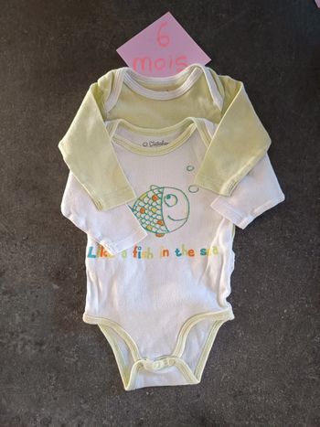 Lot bodies poisson 6 mois