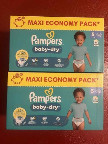 Pampers 5 : 2 cartons