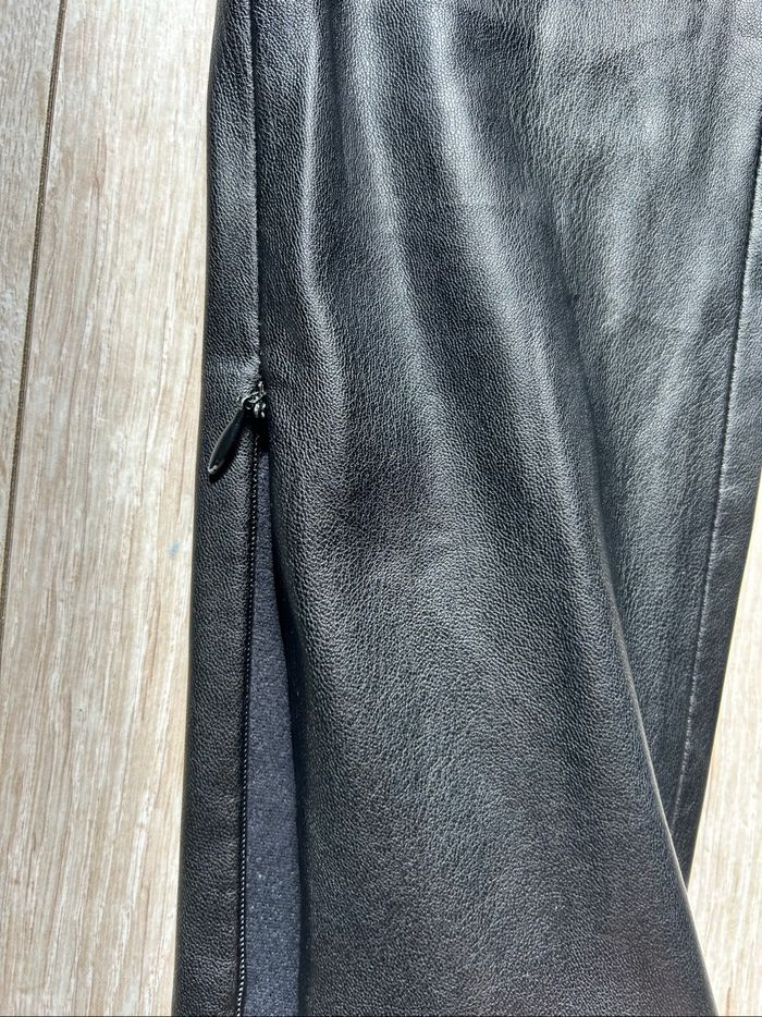 Pantalon similicuir Zara - photo numéro 8