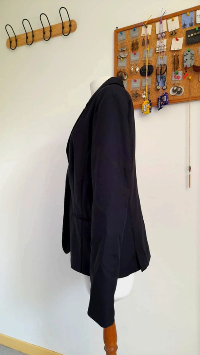 Veste blazer noire Kiabi Taille 40 - photo numéro 4