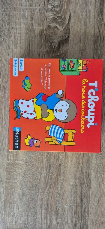 Jeu de société Tchoupi la roue des couleurs